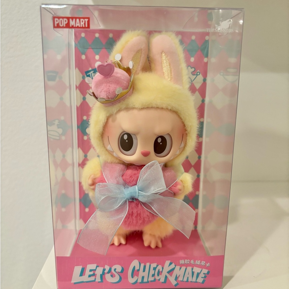 Pop Mart Bunny Figure with Crown and Bow